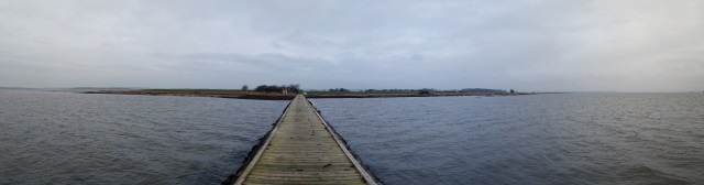 Visited an island with a very long bridge. Felt like taking a photo.